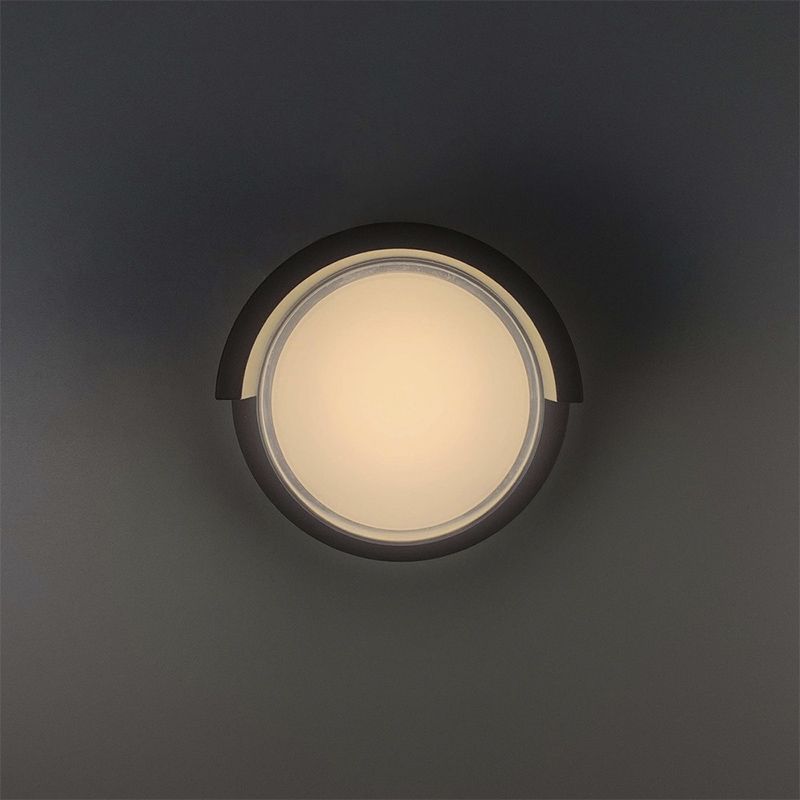 Фасадний світильник круглої форми діаметр 16 см thumbnail popup