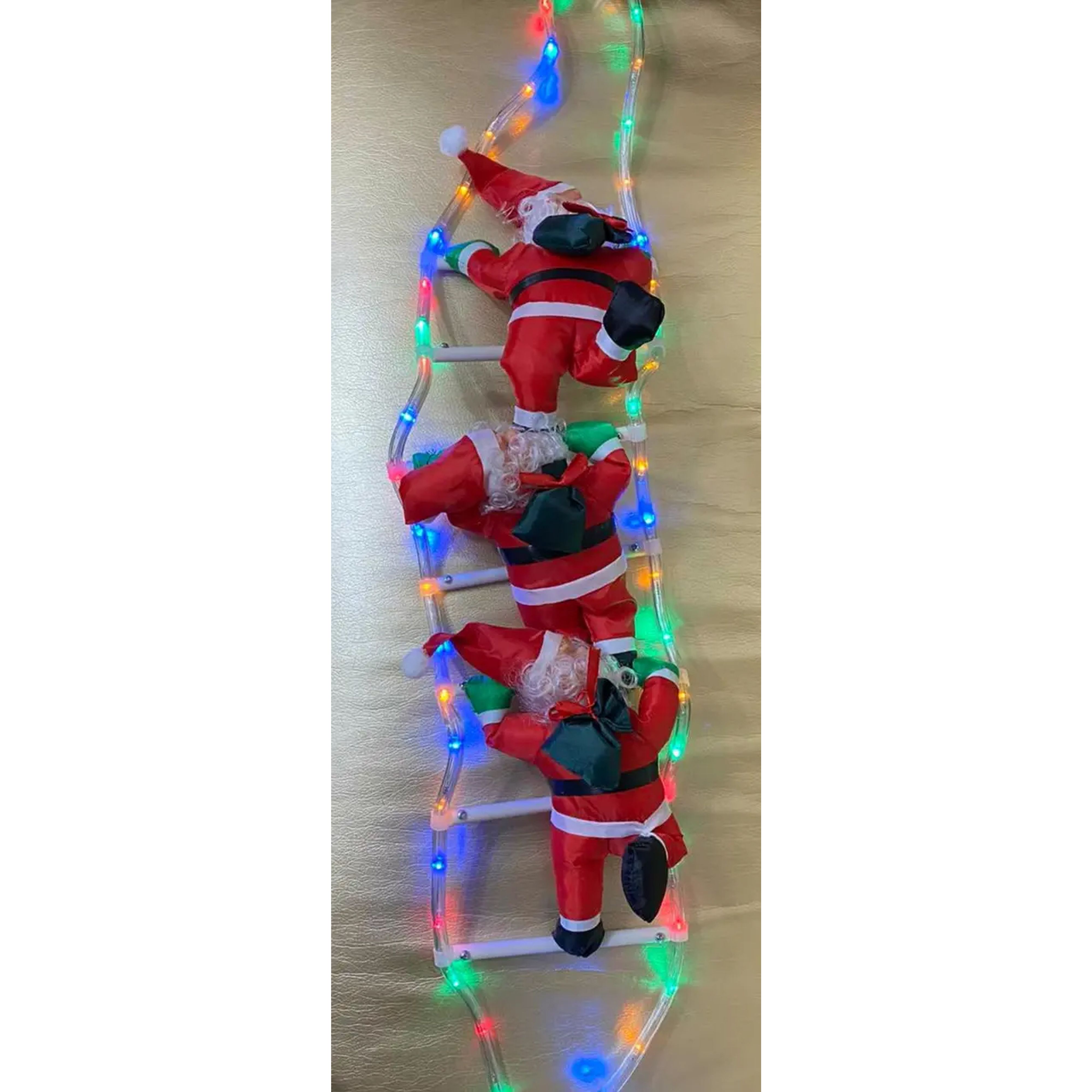 Фігура новорічна Діда Мороза LED на сходах, 3шт., 25 см. (825140)
 thumbnail popup
