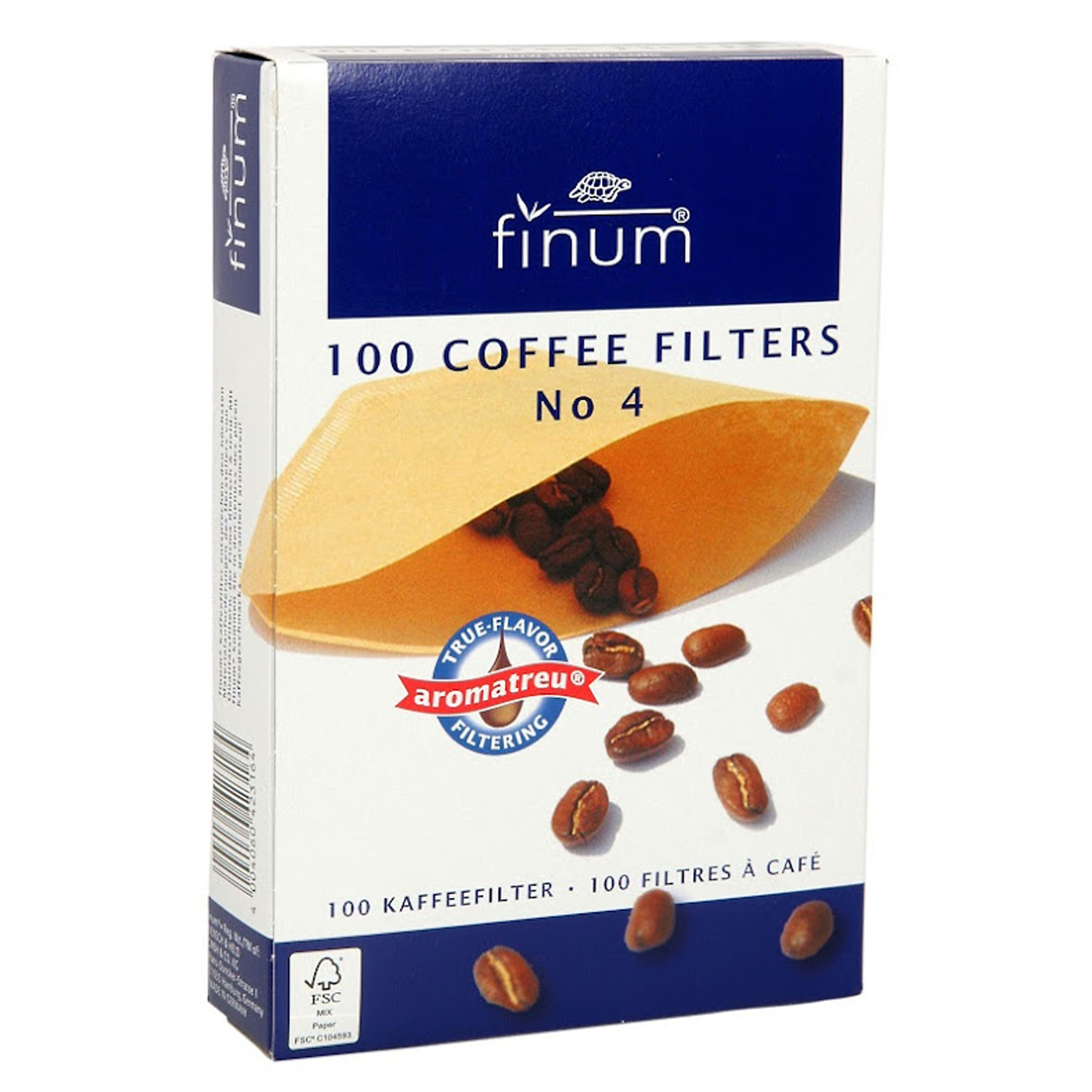 Фільтри для кави Finum №4 100 штук thumbnail popup