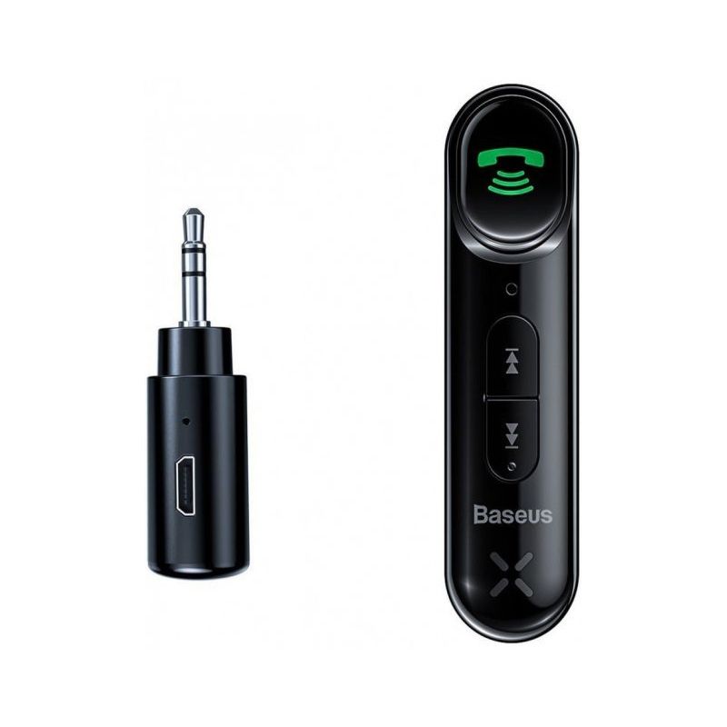 FM - трансмітер Baseus Qiyin AUX Car Bluetooth Receiver Black
 thumbnail popup
