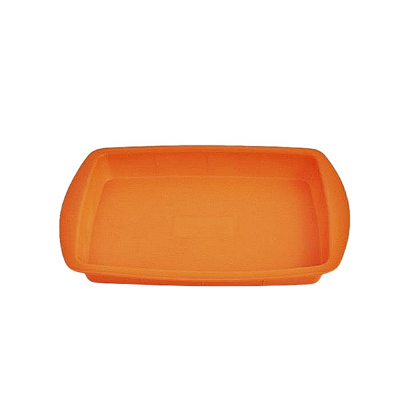 Форма для випікання Tiross, силіконова, прямокутна, помаранчева ( TS 1403) thumbnail popup