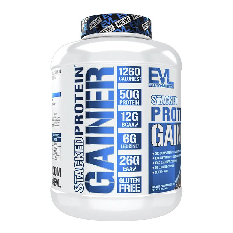 Гейнер Evlution Nutrition Stacked Protein Gainer 2720 g (Double Rich Chocolate) thumbnail popup