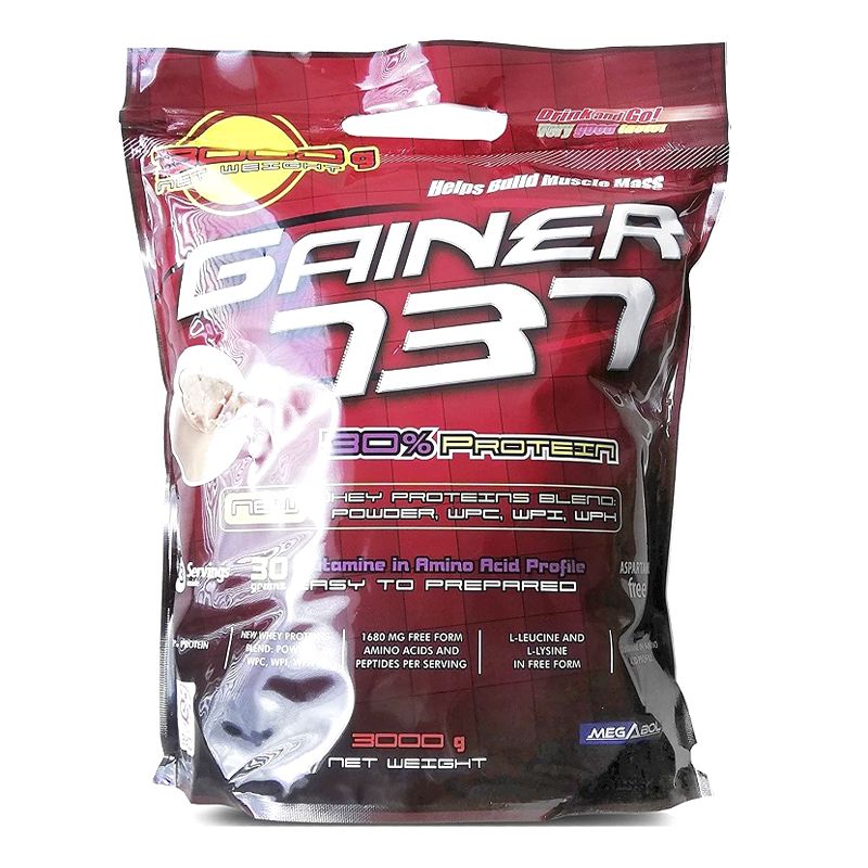 Гейнер Megabol Gainer 737 (30% protein ) 3000 g (Cookies) thumbnail popup