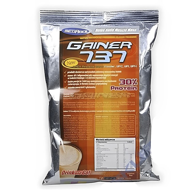 Гейнер Megabol Gainer 737 (30% protein ) 500g (Toffee) thumbnail popup