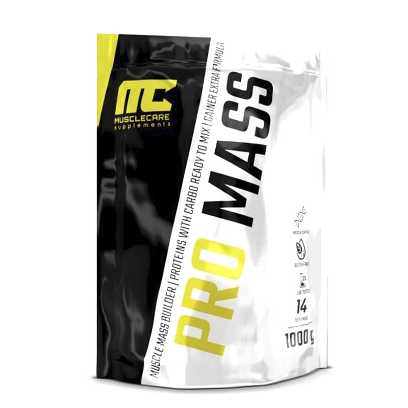 Гейнер Muscle Care Pro Mass 1000 g (Salted Caramel) thumbnail popup