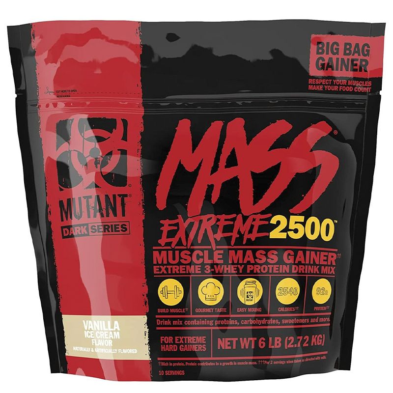 Гейнер Mutant Mass XXXtreme 2720g (Vanilla ice cream) thumbnail popup