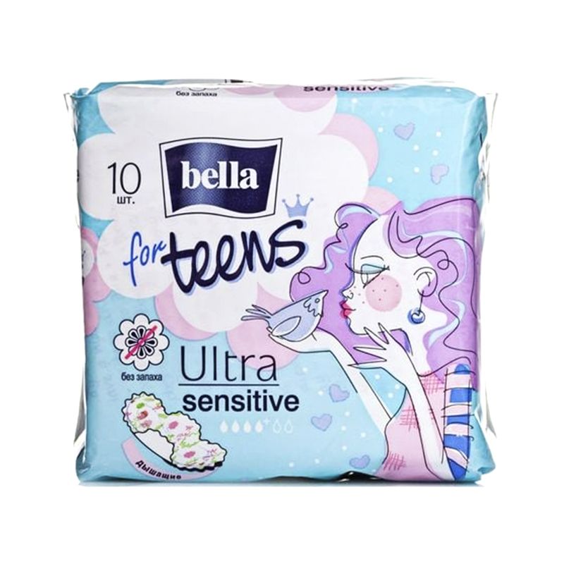 Гігієнічні прокладки Bella for teens Ultra Sensitive Extra Soft 10 шт thumbnail popup