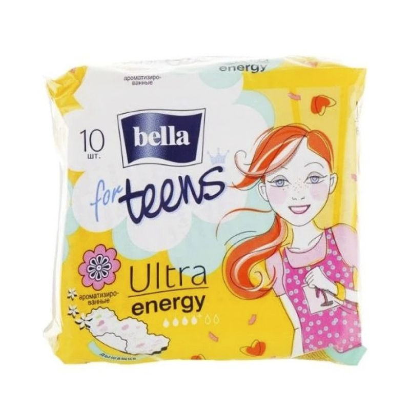 Гігієнічні прокладки For Teens Ultra Energy, 10шт thumbnail popup