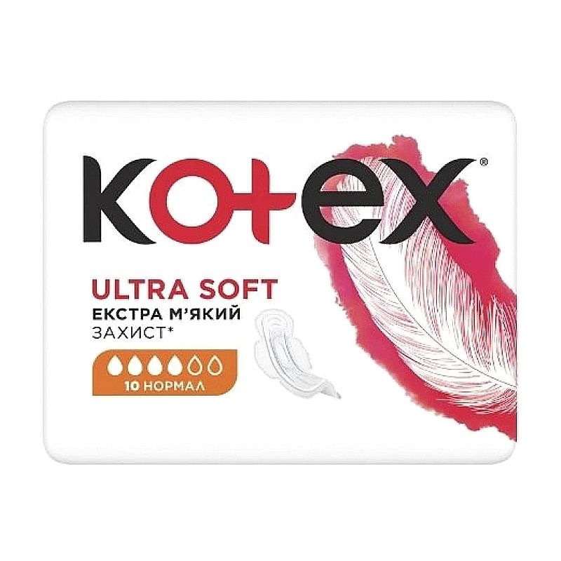 Гігієнічні прокладки Kotex Ultra Soft Normal 10 шт thumbnail popup