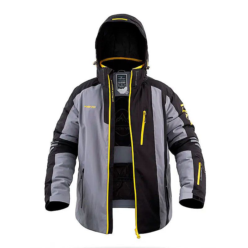 Гірськолижна куртка чоловіча Freever 21637 сіра, р.M thumbnail popup