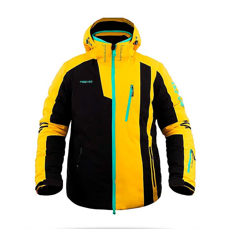 Гірськолижна куртка чоловіча Freever 21637 жовта, р.M thumbnail popup