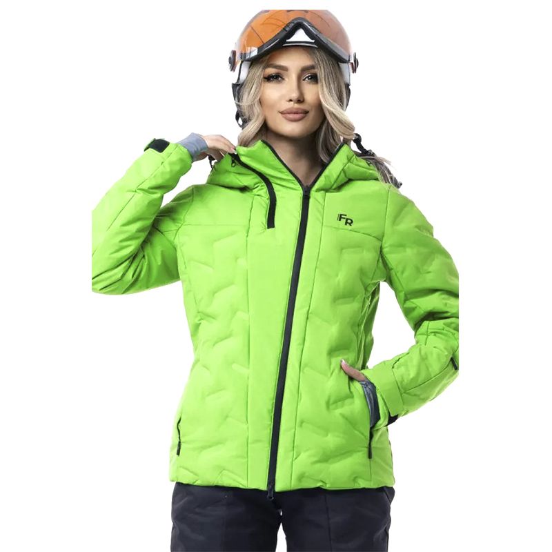 Гірськолижна жіноча куртка Freever 21764 зелена, р.2XL thumbnail popup