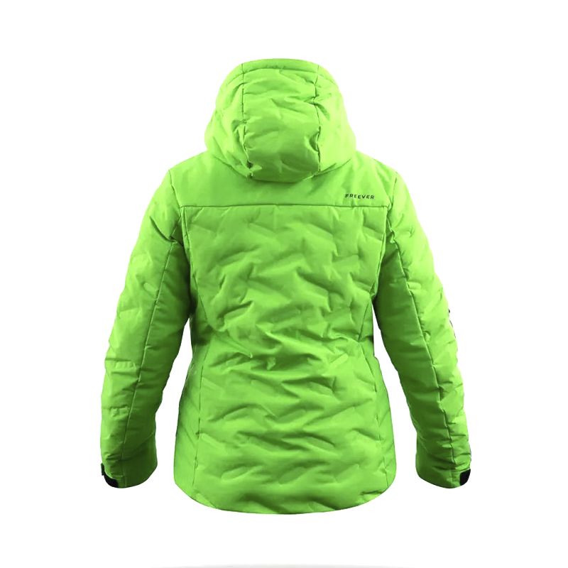 Гірськолижна жіноча куртка Freever 21764 зелена, р.4XL thumbnail popup