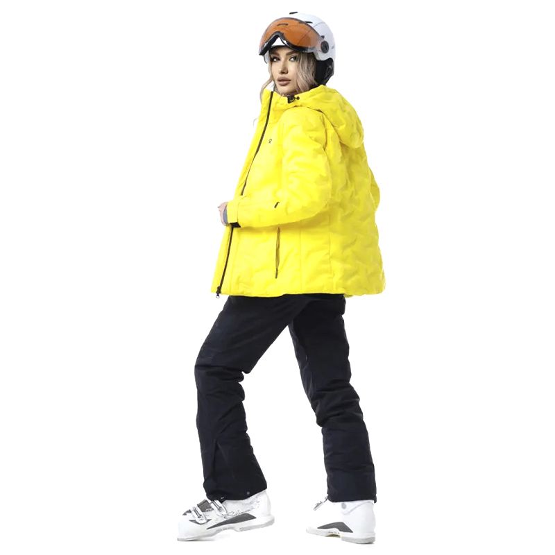 Гірськолижна жіноча куртка Freever 21764 жовта, р.3XL thumbnail popup