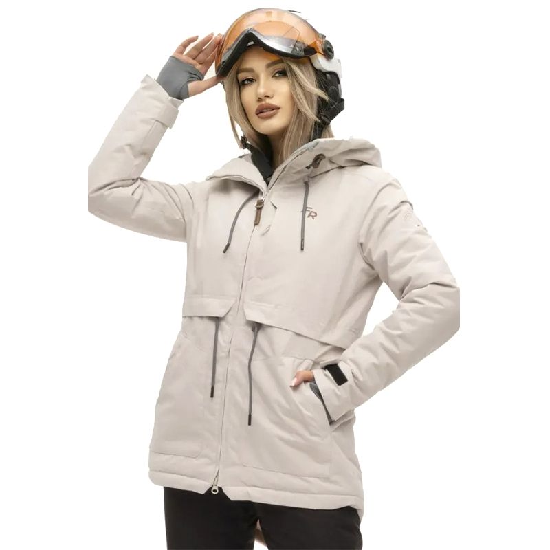 Гірськолижна жіноча куртка Freever 21767 бежева, р.L thumbnail popup