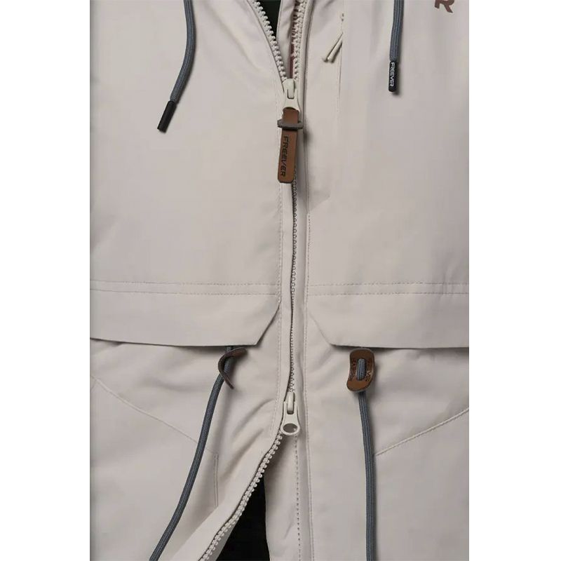 Гірськолижна жіноча куртка Freever 21767 бежева, р.S thumbnail popup