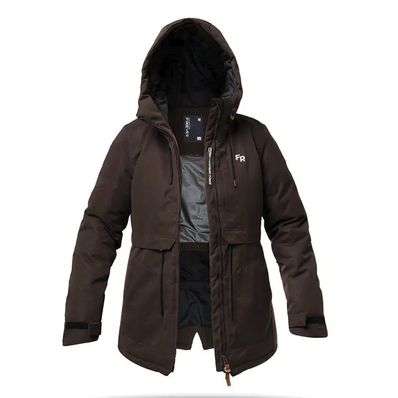 Гірськолижна жіноча куртка Freever 21767 коричнева, р.2XL thumbnail popup