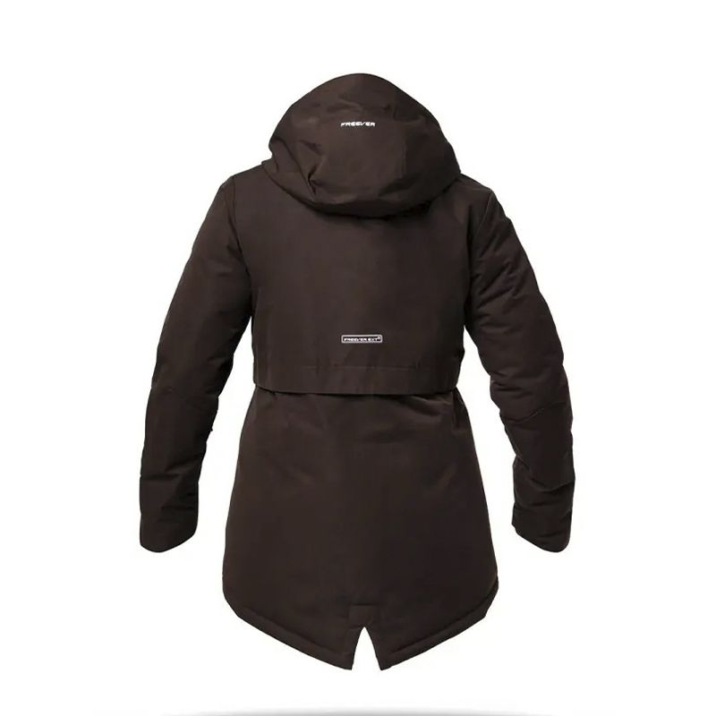 Гірськолижна жіноча куртка Freever 21767 коричнева, р.M thumbnail popup