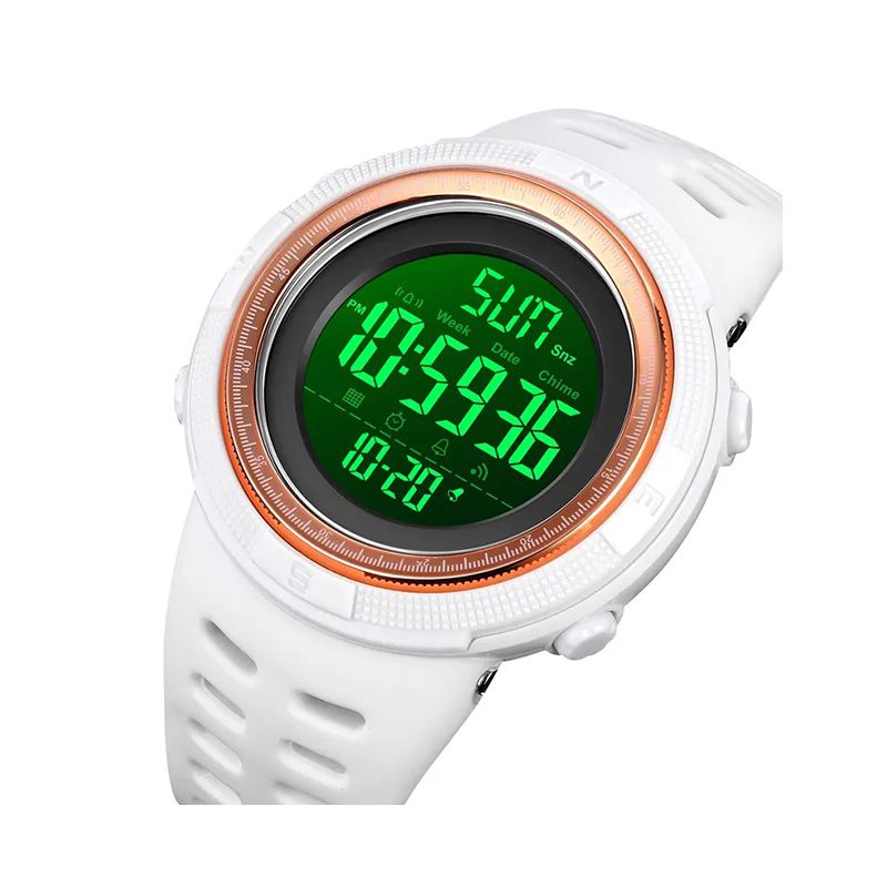 Годинник Skmei 2070 спортивний наручний білий (2070 white)
 thumbnail popup