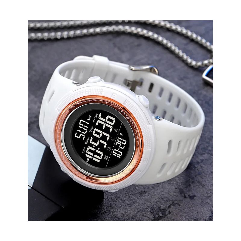 Годинник Skmei 2070 спортивний наручний білий (2070 white)
 thumbnail popup