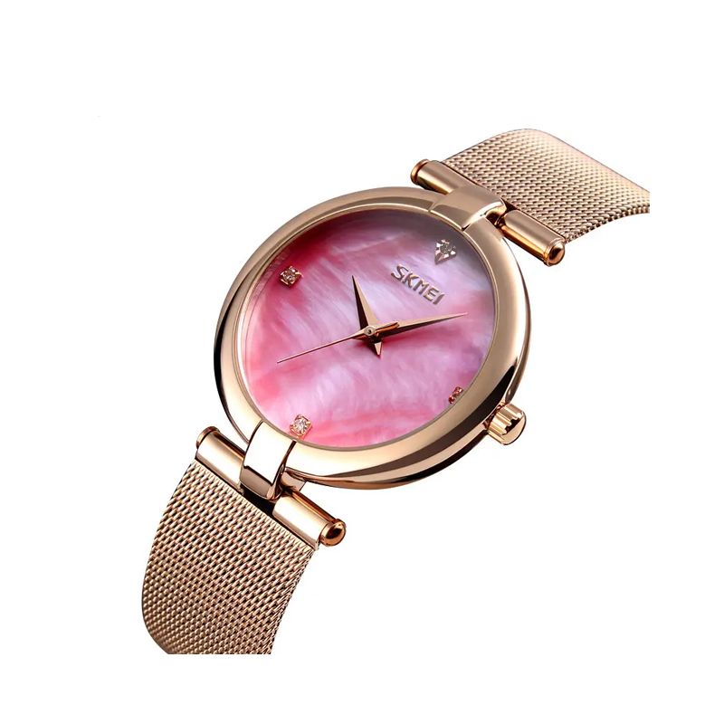 Годинник Skmei 9177 marble рожевий жіночий  (9177 rose SP) thumbnail popup