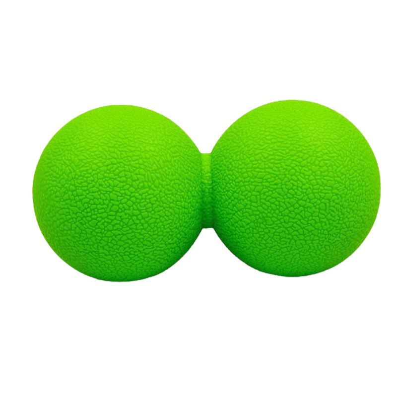 М'ячик масажний, EasyFit TPR, 12*6см, зелений подвійний (EF-1062-Gr) thumbnail popup