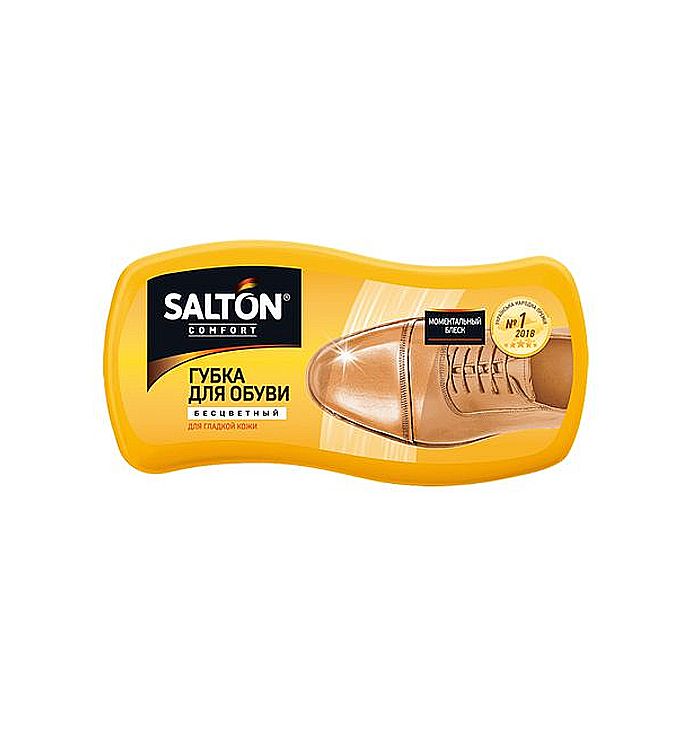 Губка SALTON хвиля для взуття з гладкої шкіри безкольорова thumbnail popup