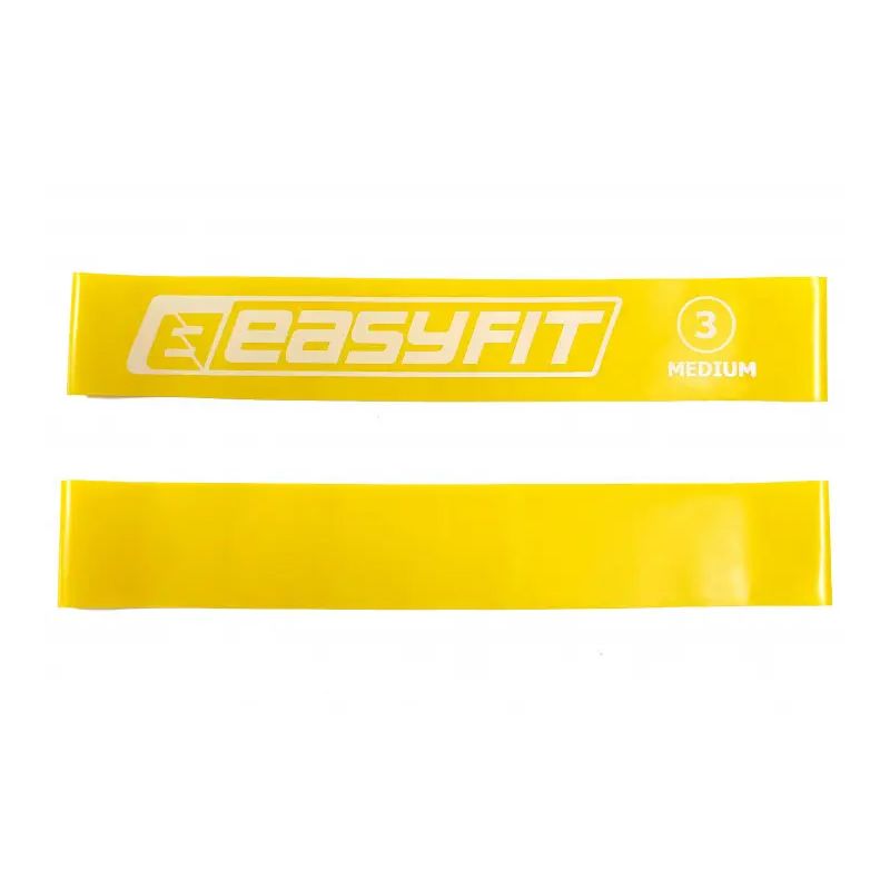 Гумка для фітнесу EasyFit Medium 10 кг Жовтий thumbnail popup