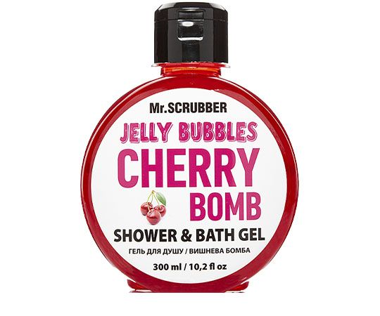 Гель для душу Mr.SCRUBBER Jelly Bubbles Cherry Bomb, 300 мл (230412) thumbnail popup