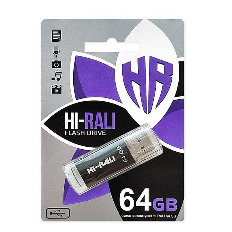 Флешка USB Hi-Rali Rocket, 64Gb thumbnail popup