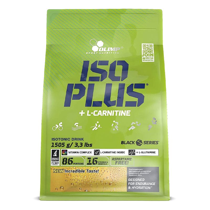 Ізотоник - Енергетик Iso Plus powder 1500 g (Lemon) thumbnail popup