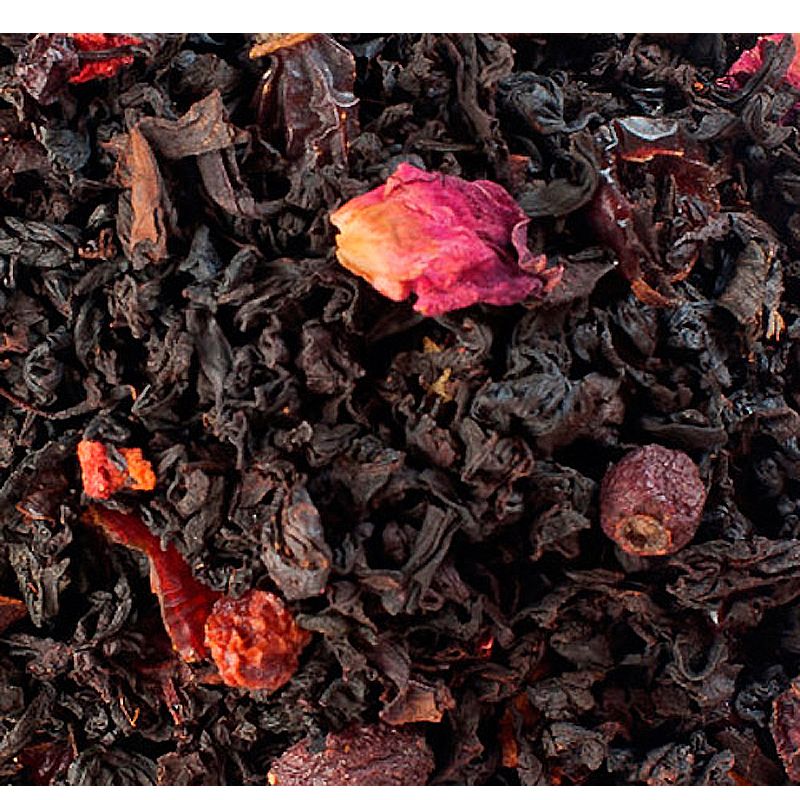 Чорний чай з ягодами Дика Ягода ТМ 