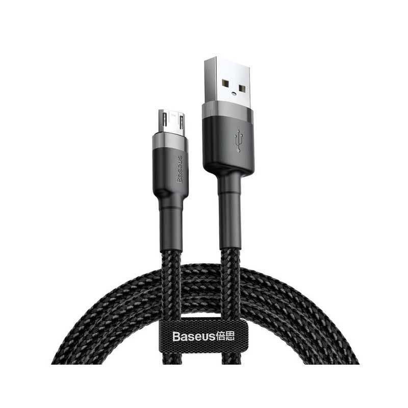 Кабель Baseus Cafule Cable Micro USB 2A, 1м, чорний thumbnail popup