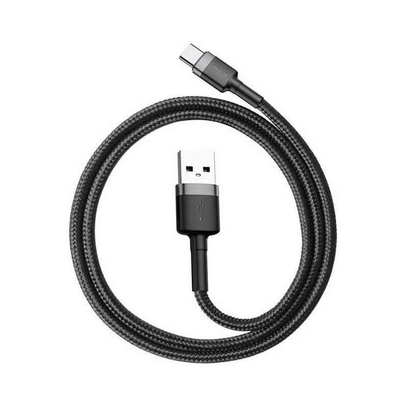 Кабель Baseus Cafule Cable Type-C USB 2A, 1м, чорний thumbnail popup
