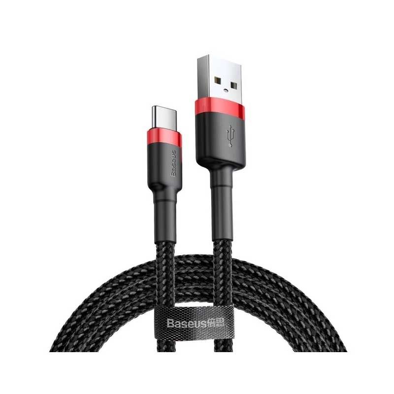 Кабель Baseus Cafule Cable Type-C USB 2A, 3м, чорний thumbnail popup