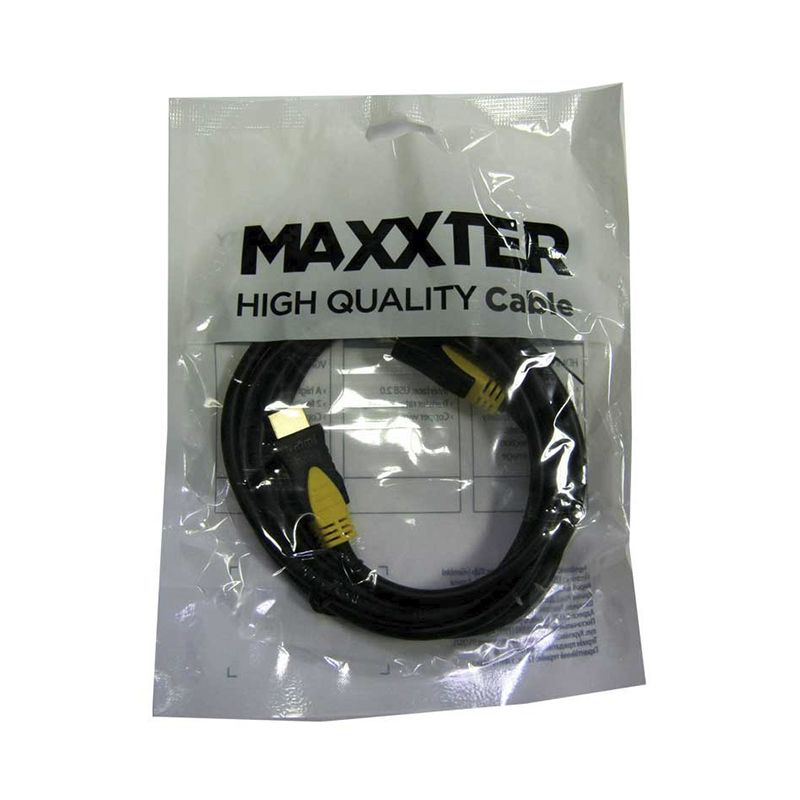 Кабель Maxxter HDMI-HDMI 2,0m ver2.0 , black thumbnail popup