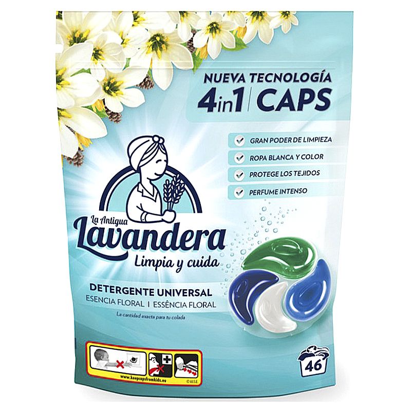Капсули для прання LAVANDERA польові квіти 46 шт thumbnail popup