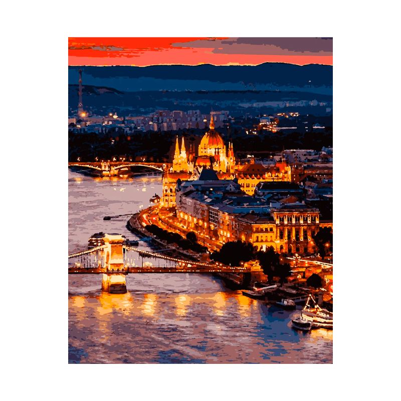 Картина за номерами 'Чарівний Будапешт' 40*50 см (PN4370) thumbnail popup