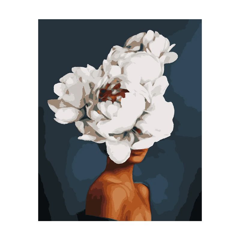 Картина за номерами 'Елегантна квітка' 50*60 см thumbnail popup