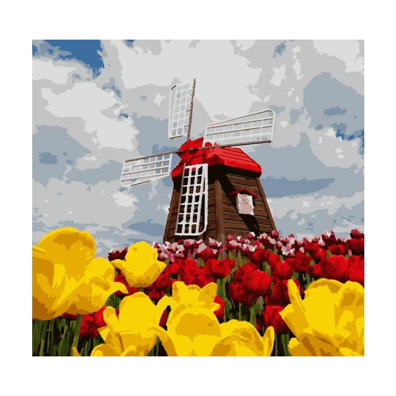 Картина за номерами 'Квітуча Голандія' 50*60 см (PNX4280) МП thumbnail popup