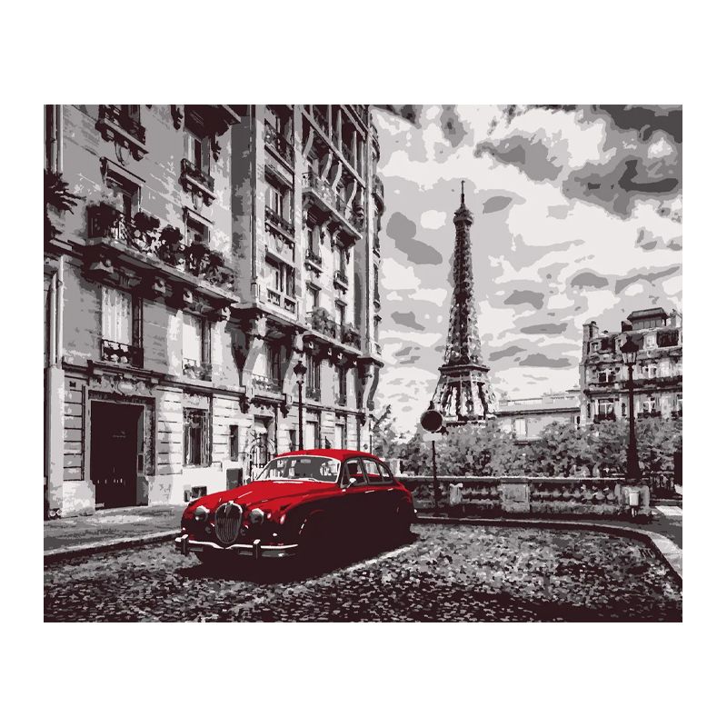 Картина за номерами 'Париж. Ретро.' 50*60 см (PNX3508)  thumbnail popup