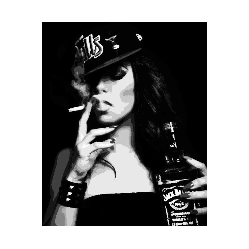 Картина за номерами 'Вечірка з Jack Daniels' 40*50 см thumbnail popup