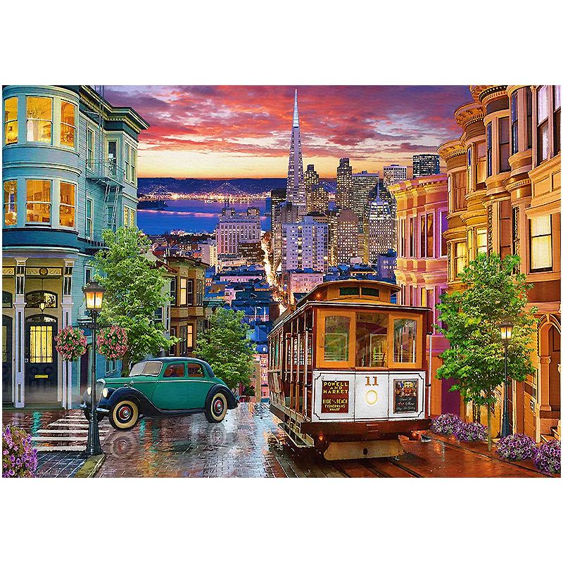 Кастор пазли 500 'Трамвай в Сан-Франциско' 47*33  (В-53391) thumbnail popup