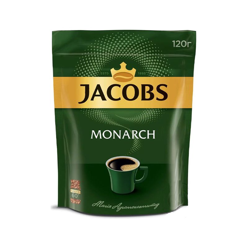 Кава розчинна Jacobs Монарх, 120 г. thumbnail popup