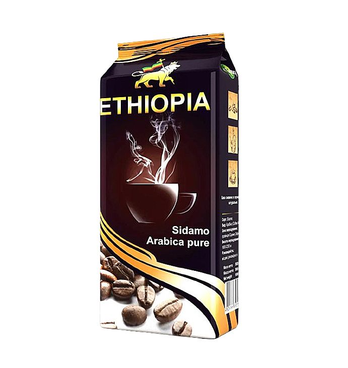 Кава в зернах Ефіопія Сідамо, 1000г thumbnail popup