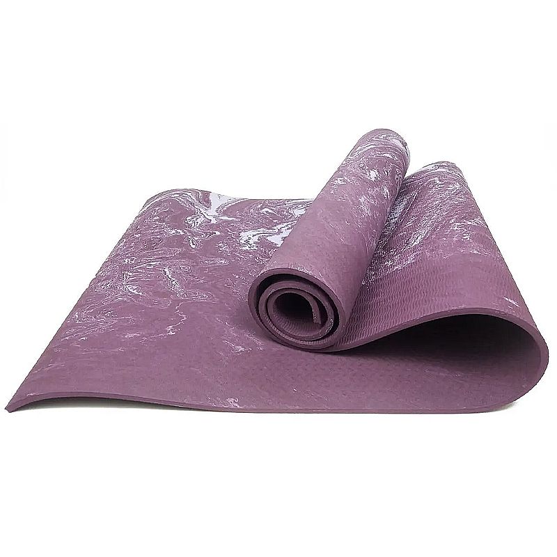 Килимок для йоги та фітнесу EasyFit PER Premium Mat 8 мм Фіолетовий thumbnail popup