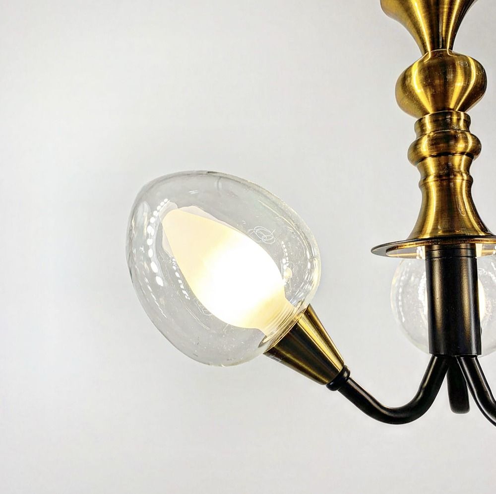 Класичний підвісний світильник на 3 лампочки thumbnail popup
