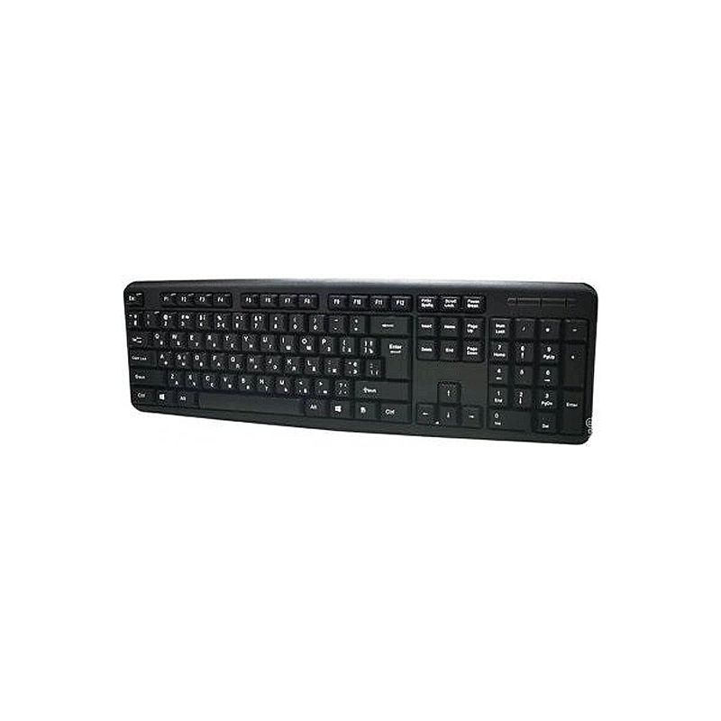 Клавіатура КВ08 USB Desktop Keyboard black (152687) thumbnail popup