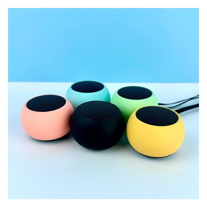 Колонка Mini Speaker Y3 Макаронс Bluetooth портативна, чорна - 80154 thumbnail popup