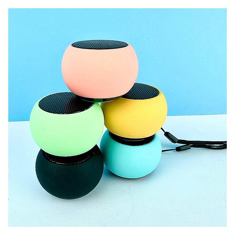 Колонка Mini Speaker Y3 Макаронс Bluetooth портативна, зелена thumbnail popup